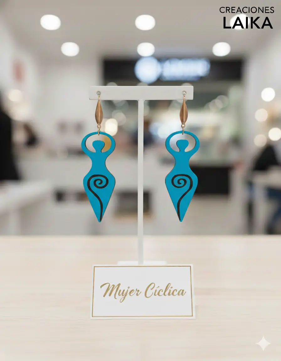 Pendientes mujer cíclica - Imagen 5