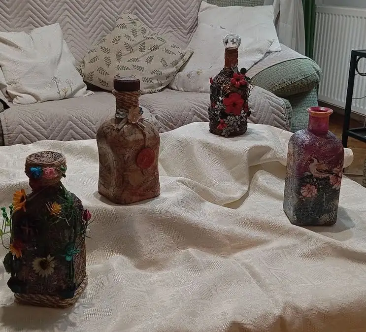 Botellas recicladas