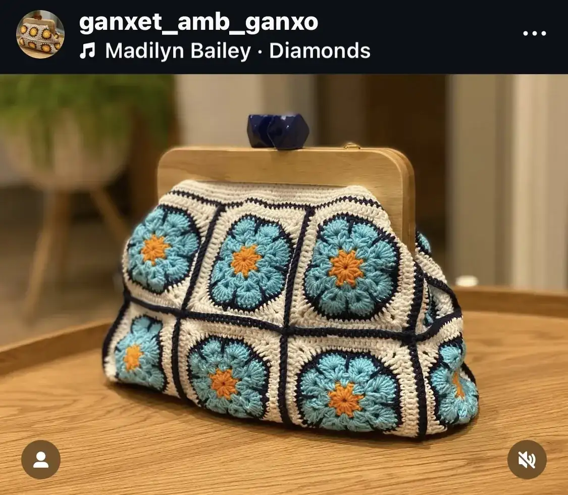 Bolso de ganxet