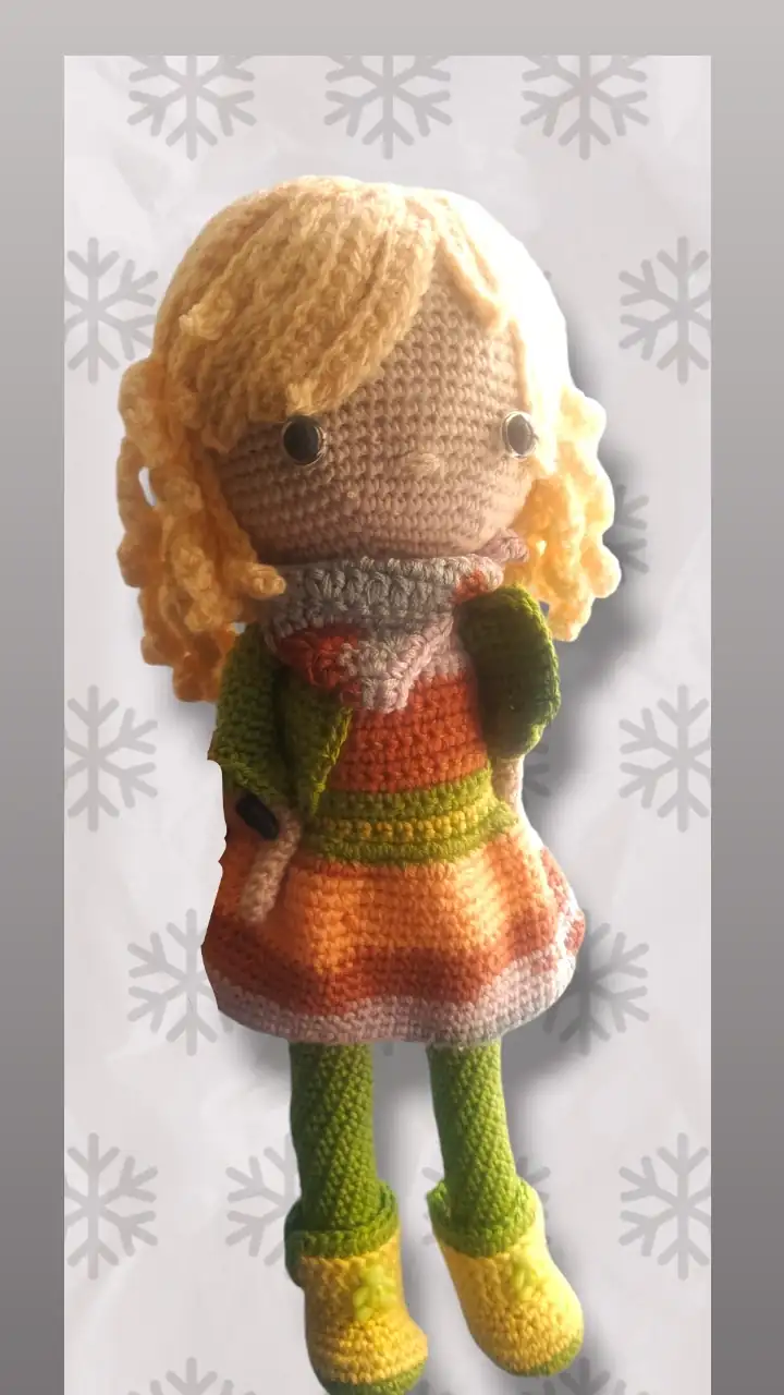 Muñeca amigurumi Berta