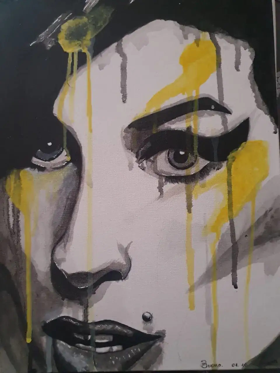 Retrato Amy Winehouse