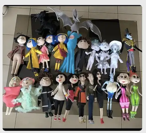 Muñecos inspirado en película coraline