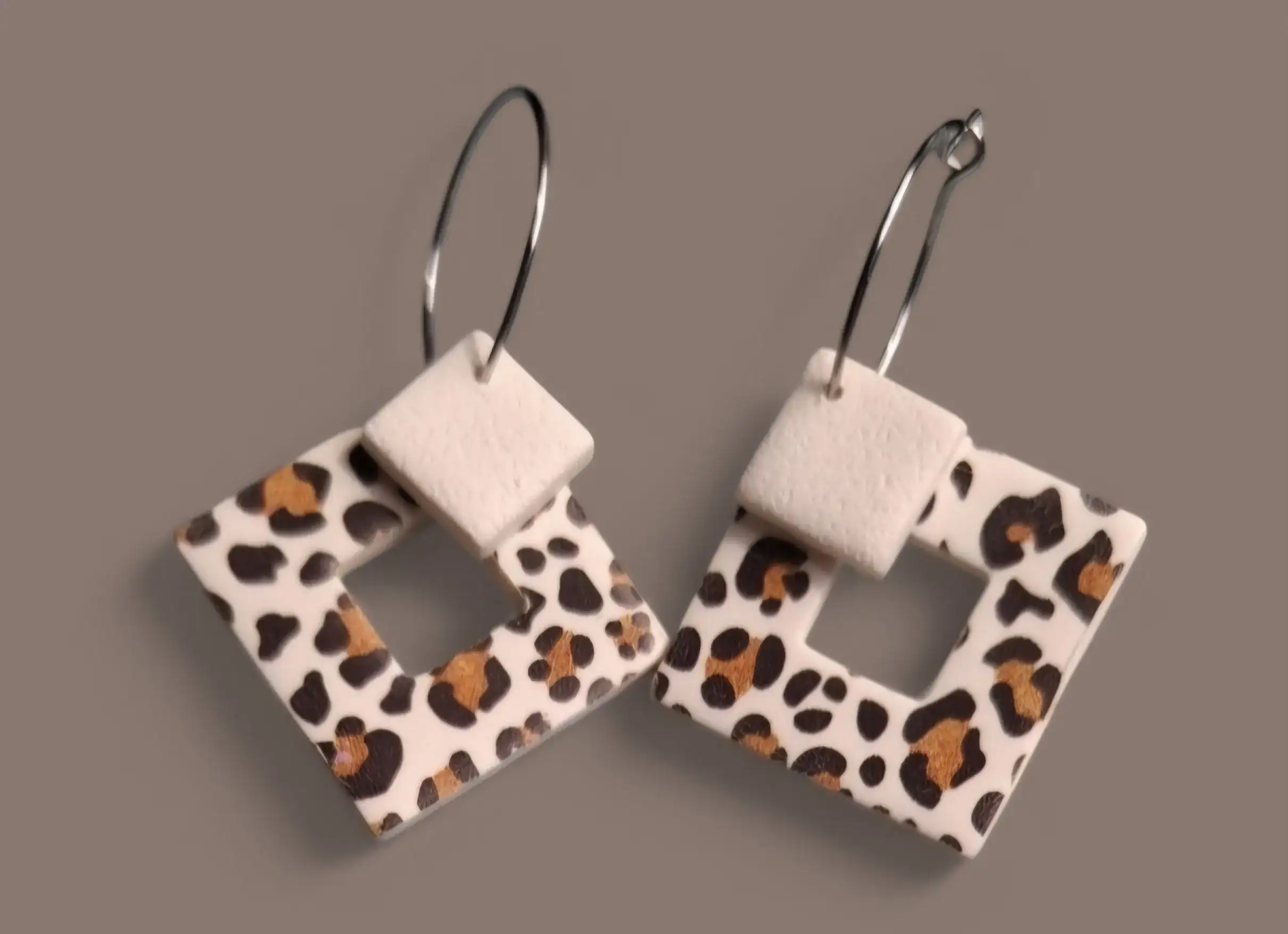 Pendientes Animal print