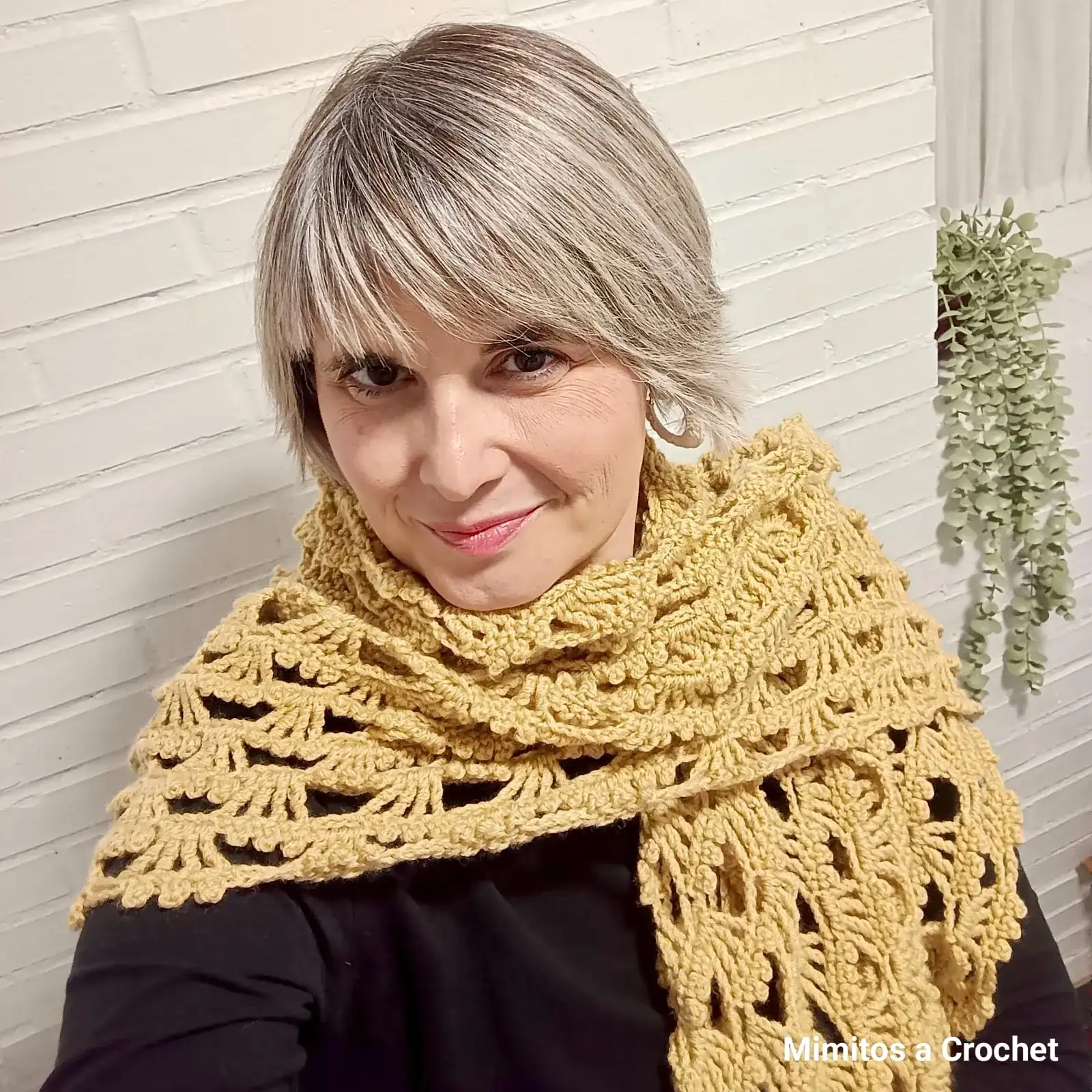 Chal Majo a Crochet - Imagen 4