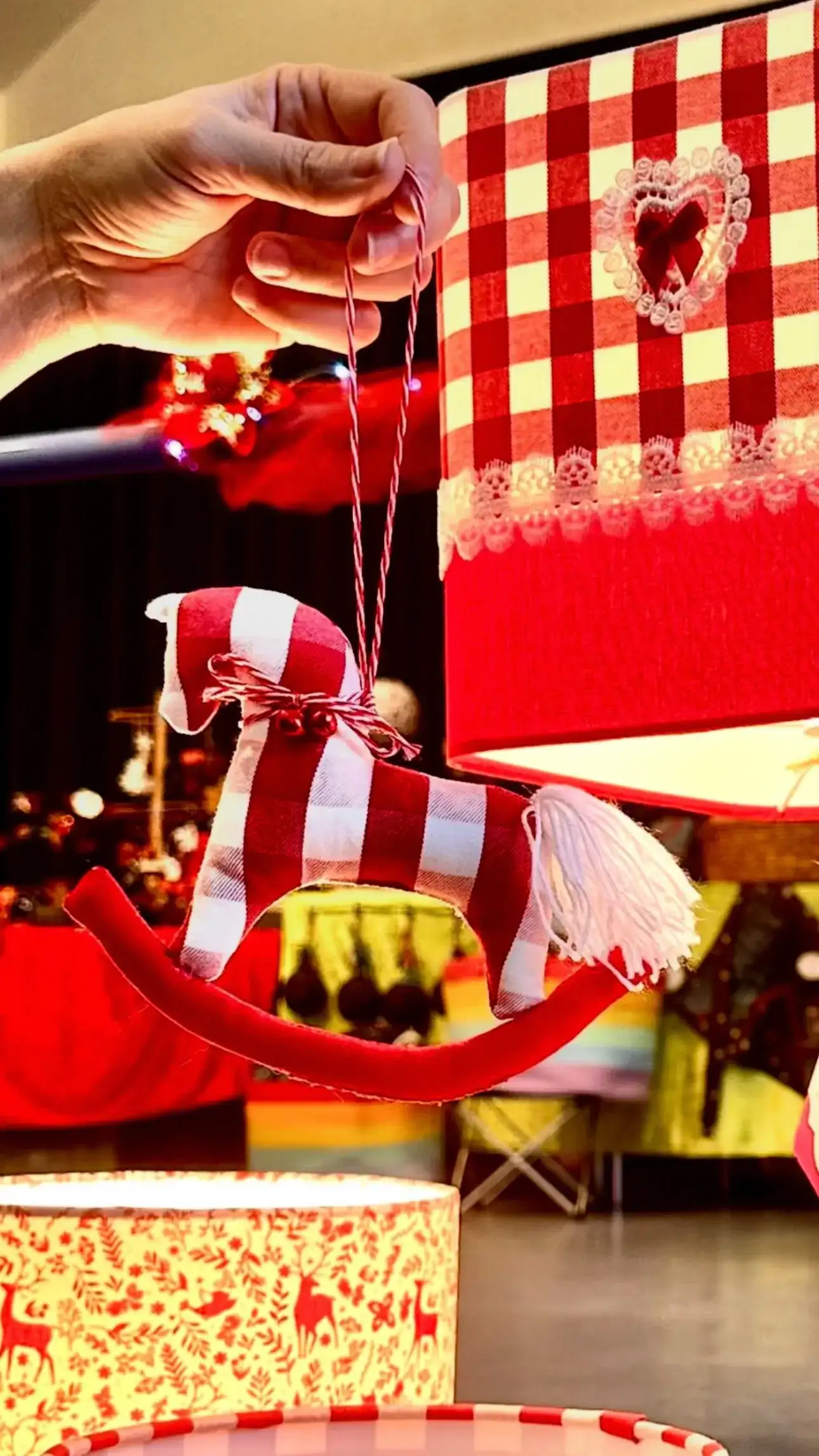 Caballito de tela para árbol de Navidad  - Imagen 2