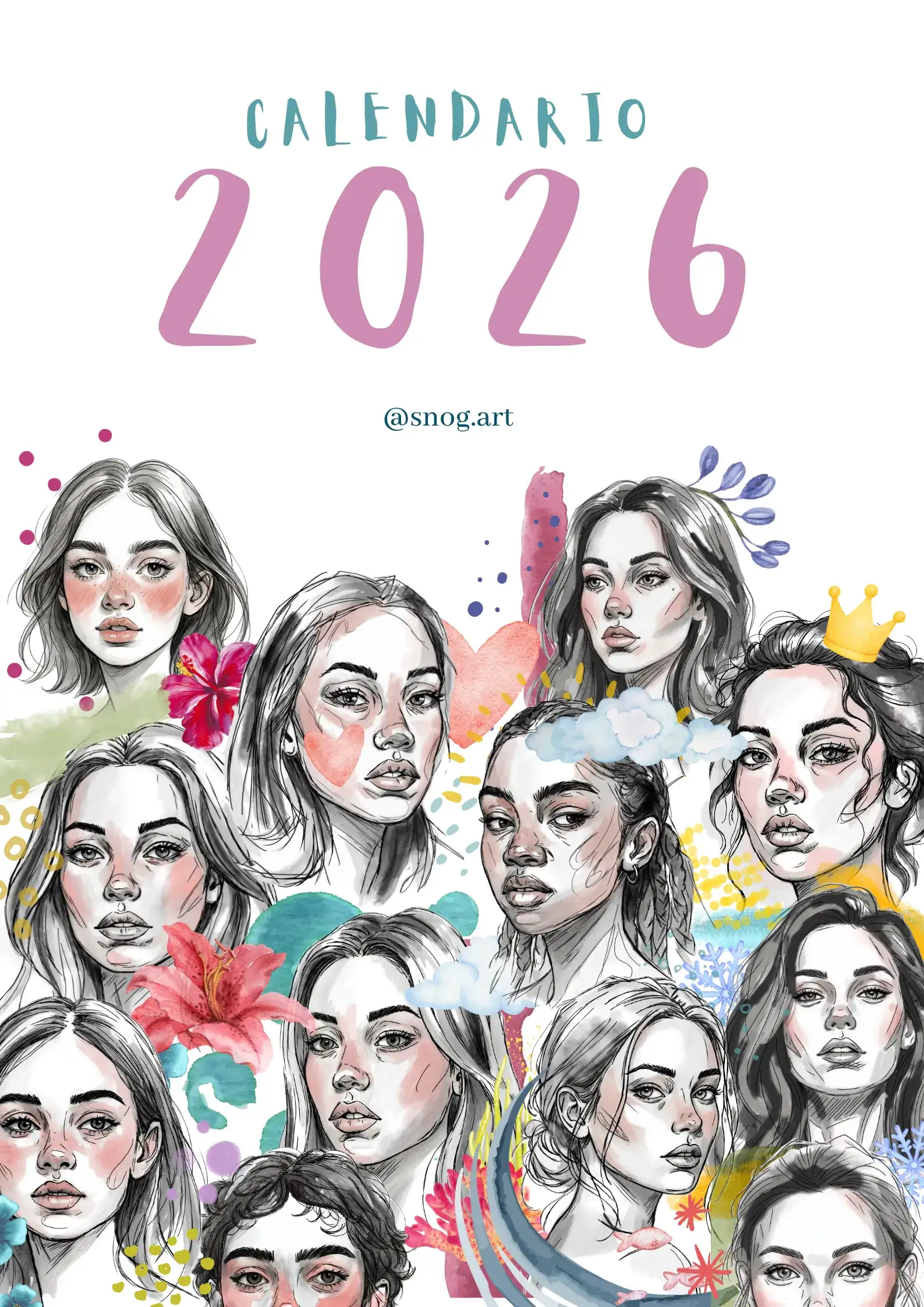 Calendario ilustrado 2026 (A3)