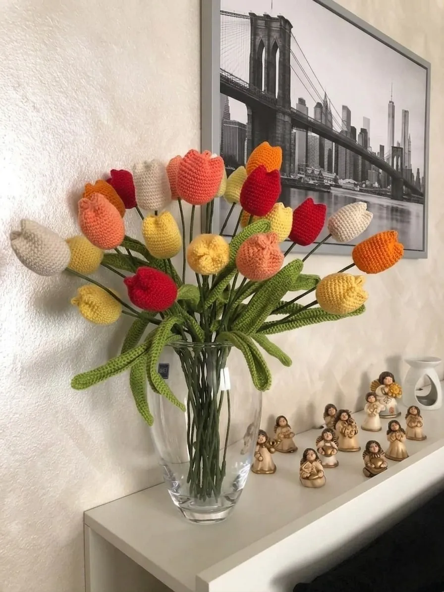 Flores en crochet – decoración artesanal que dura para siempre - Imagen 2
