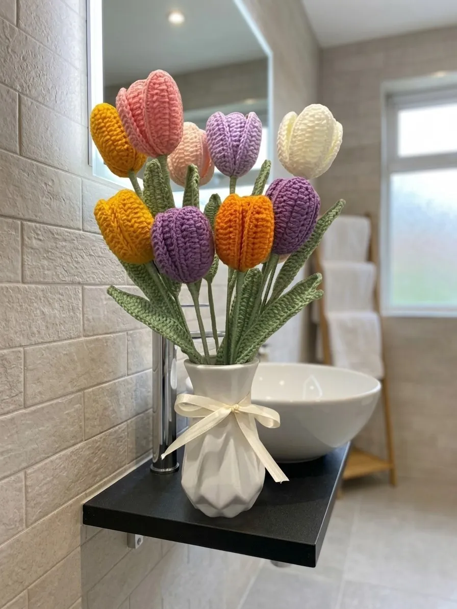 Flores en crochet – decoración artesanal que dura para siempre - Imagen 4