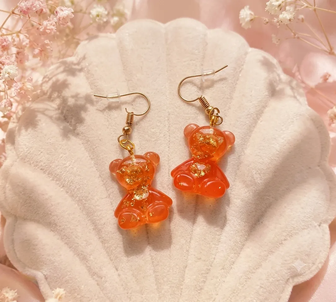 Pendientes de ositos de gominola