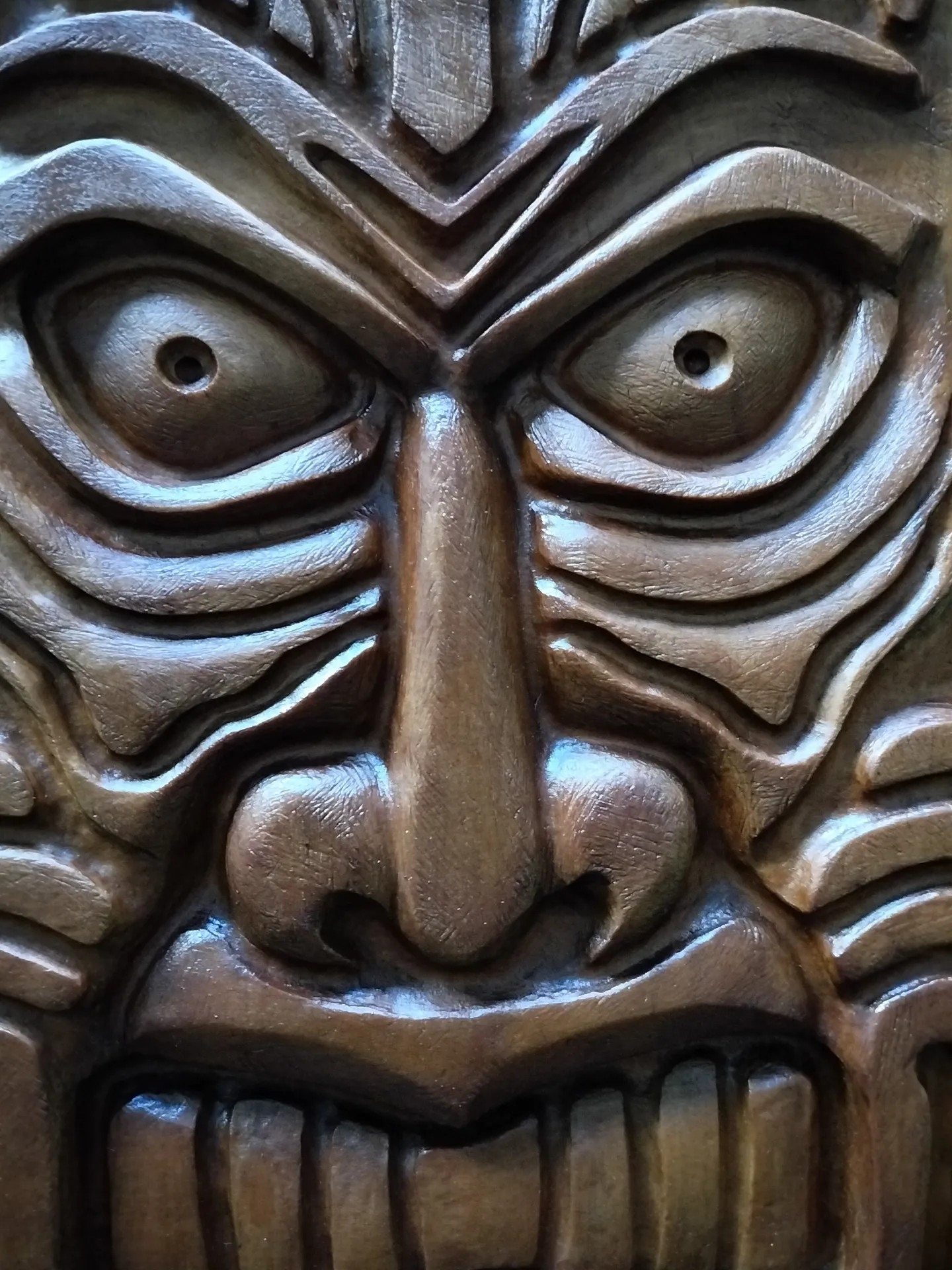 Máscara totem Tiki chamán  - Imagen 2