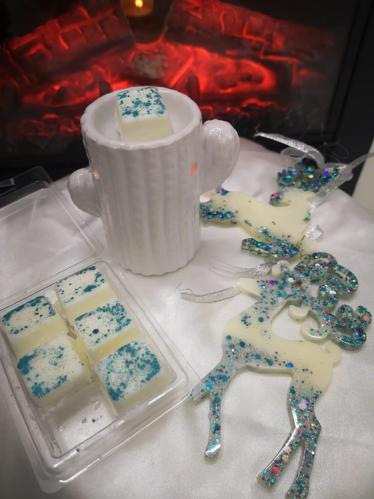 Conjunto de Wax melts más quemador 