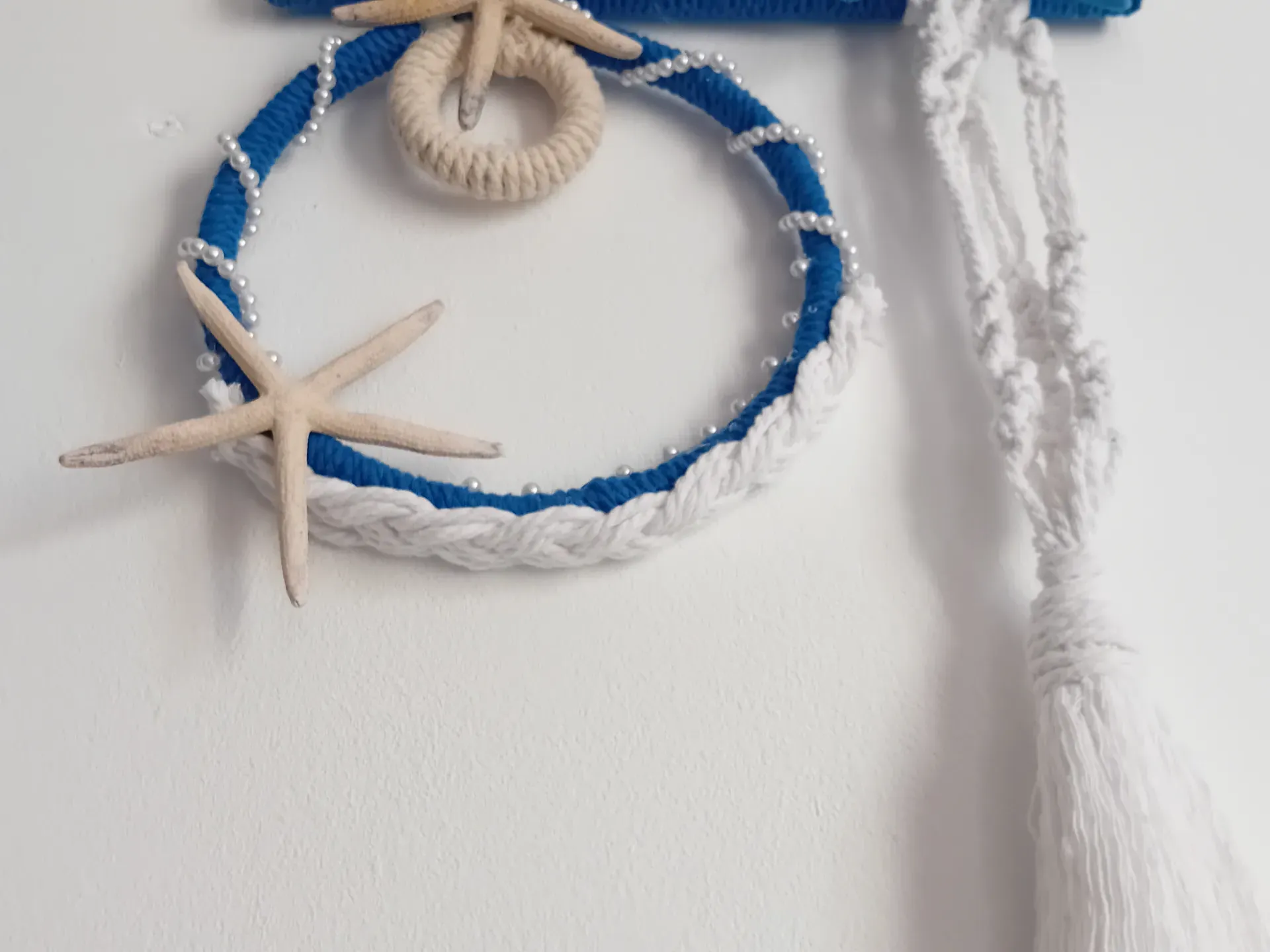 Tapiz de macramé, estilo mediterraneo - Imagen 2