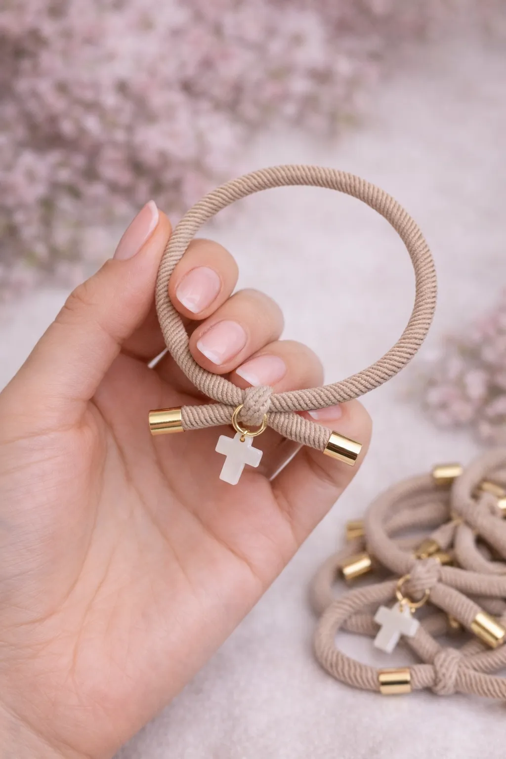 Pulsera Cruz nácar  - Imagen 4