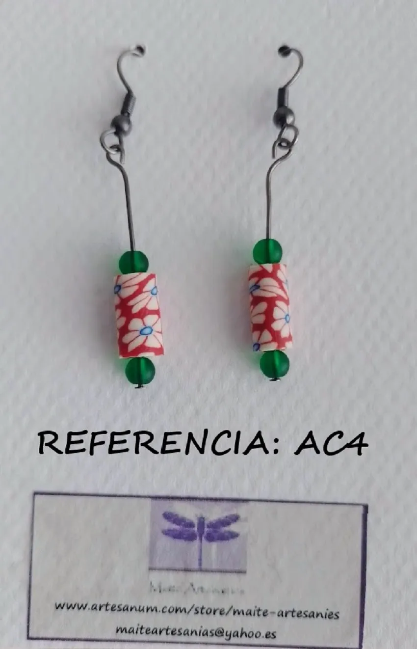 Arracades argila polimèrica referencia AC4