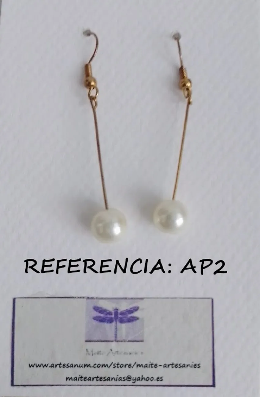 Arracades perles referencia AP2