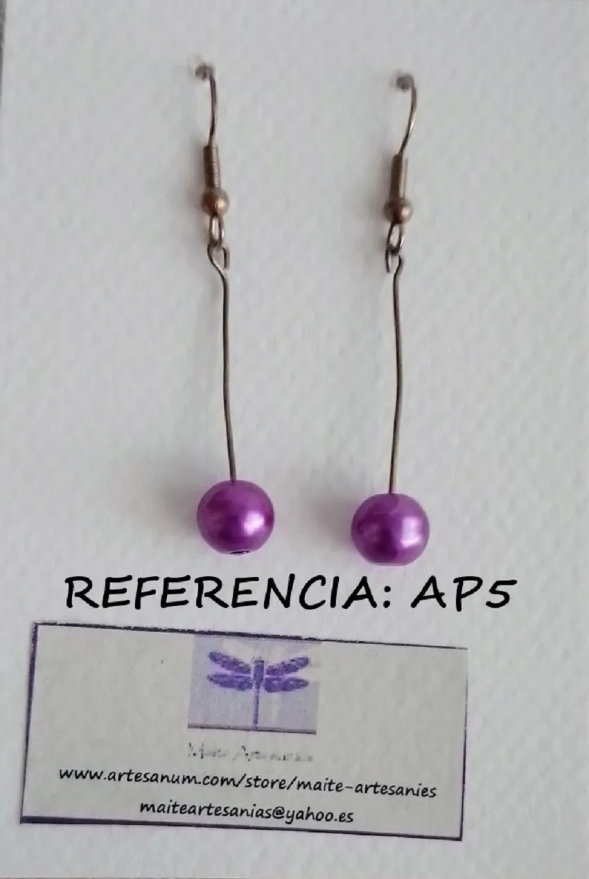Arracades perles referencia AP5