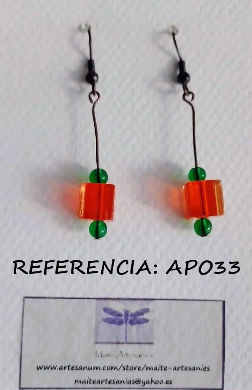 Arracades vidre referencia APO33
