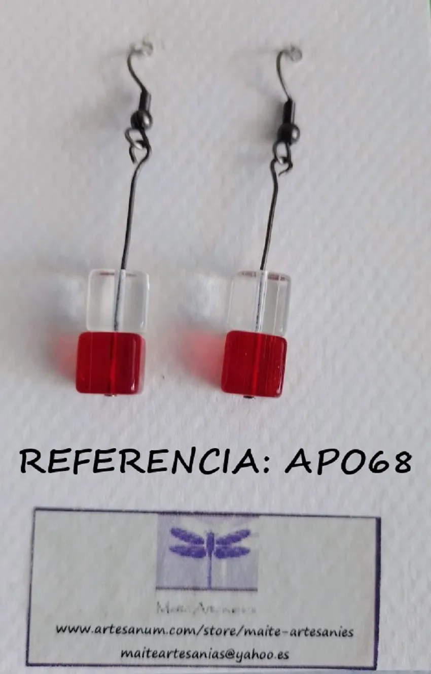 Arracades vidre referencia apo68