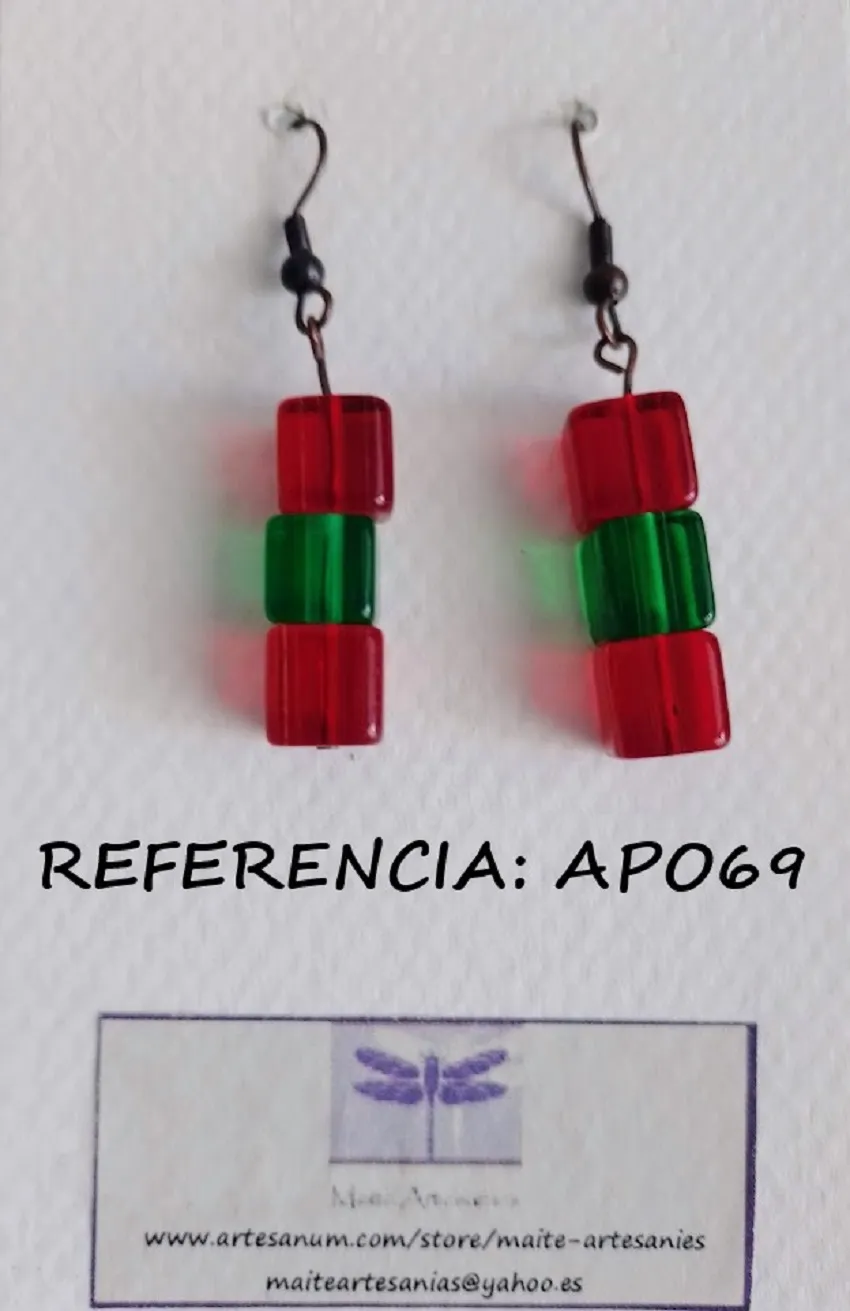 Arracades vidre referencia APO69