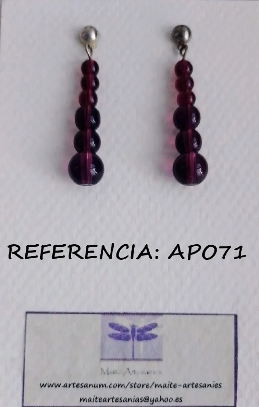 Arracades vidre referencia APO71