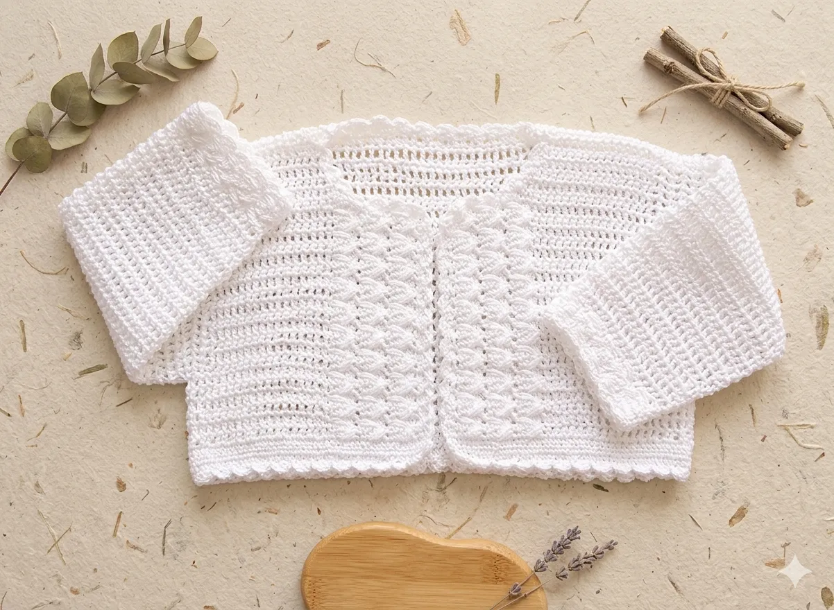 BB CD BOLERO PRISCILA WT 3-6M 