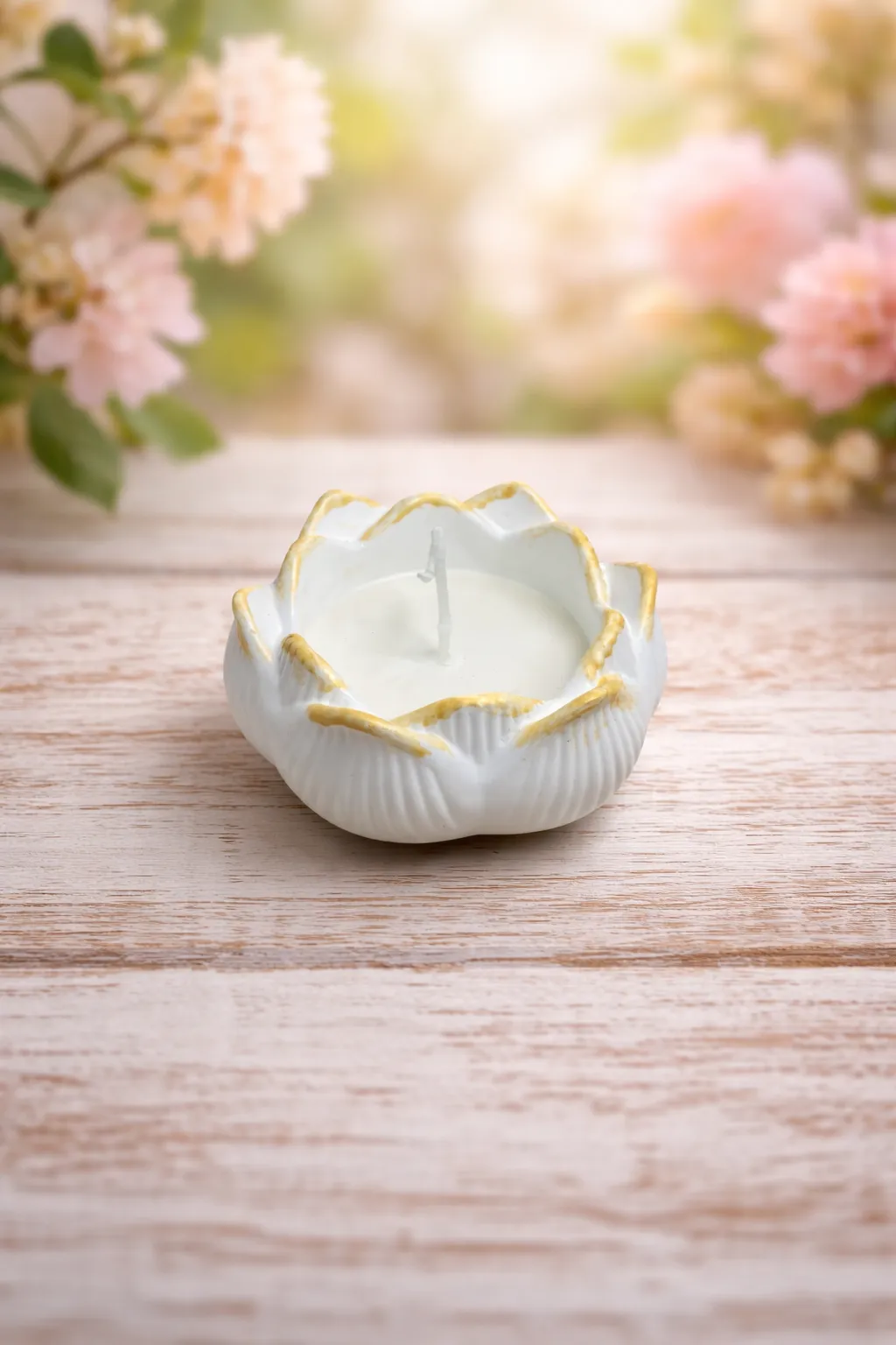 Vela flor de loto 