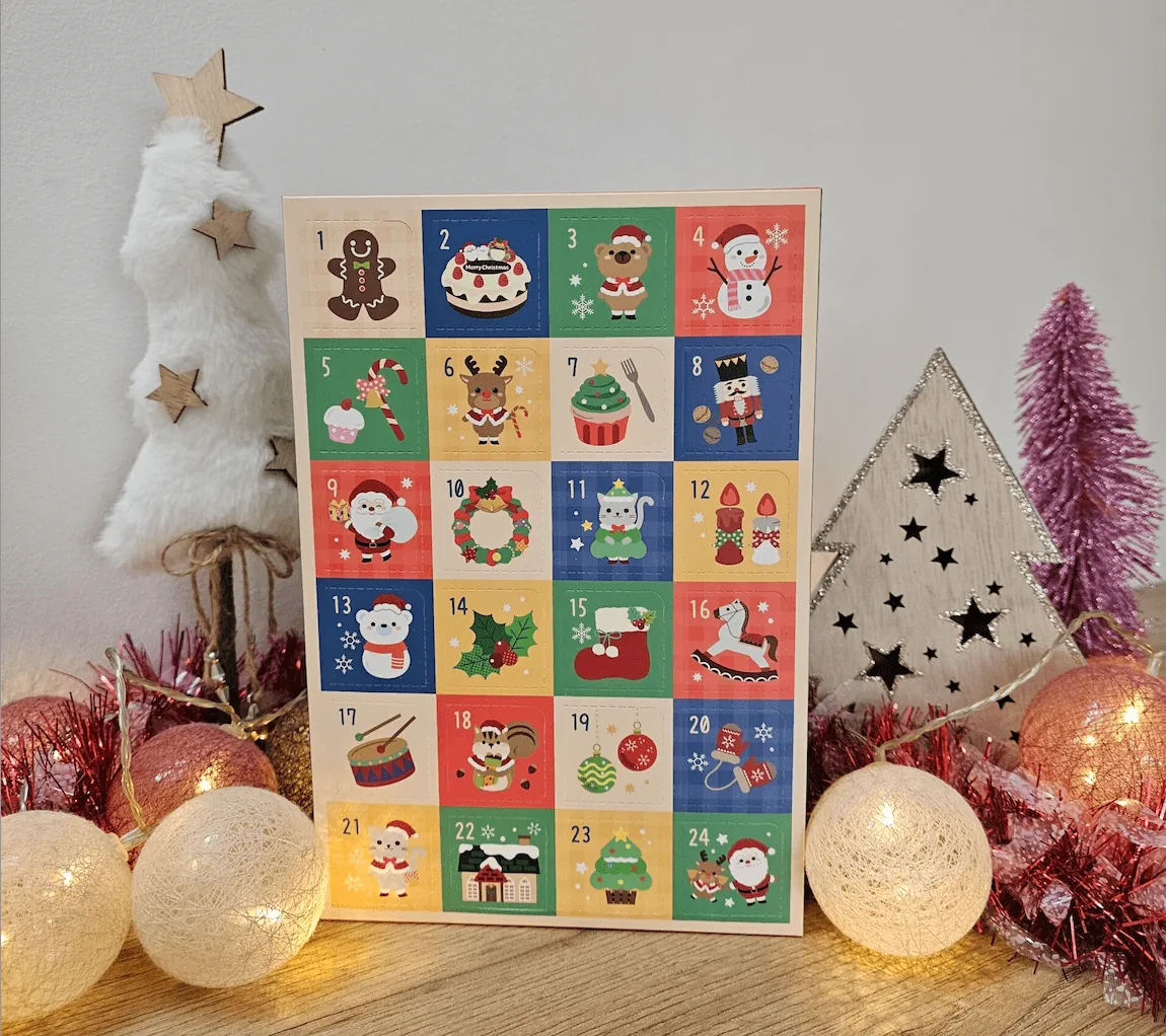 Calendario de adviento de wax melts velas