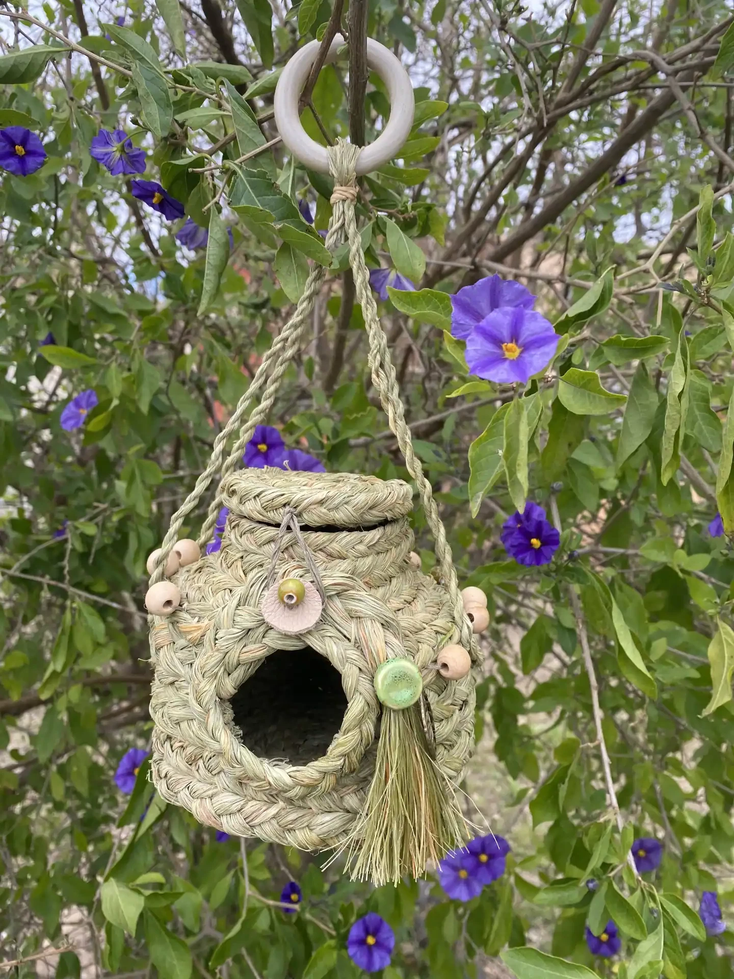 Casita de pájaro colgante “Campo Nubla”