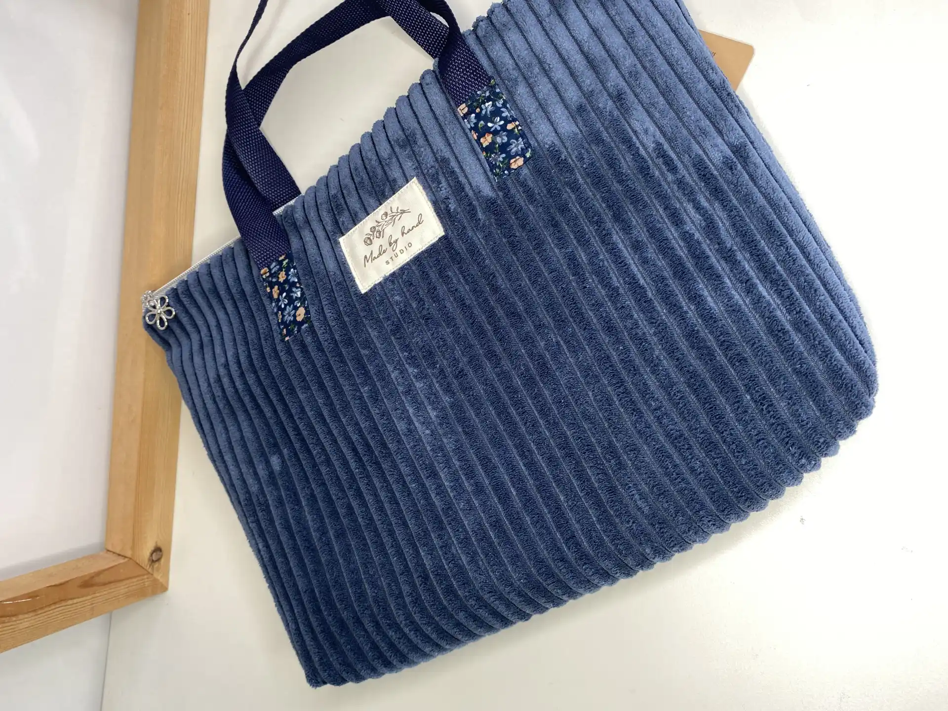 Bolsa portátil pana - Imagen 2