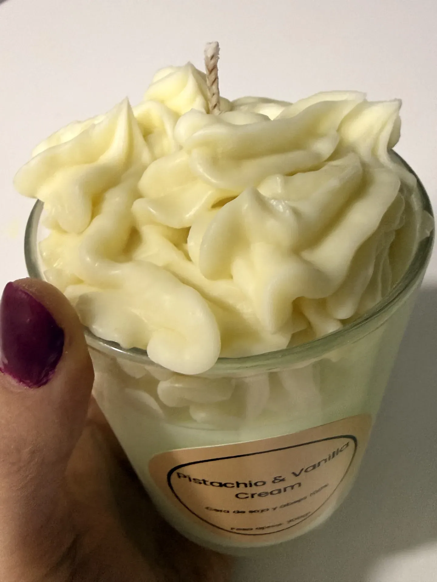 Vela de vainilla y pistacho Cream  - Imagen 3