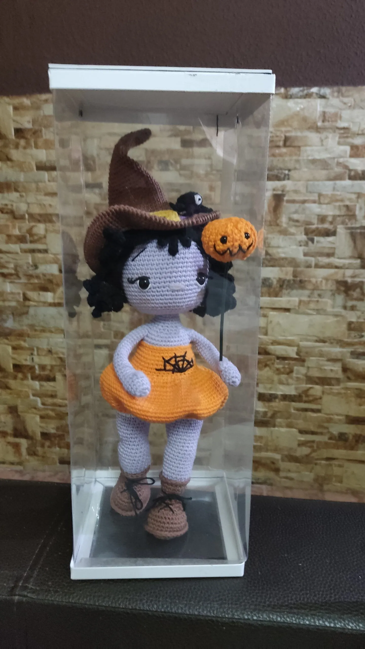 Brujita calabaza crochet