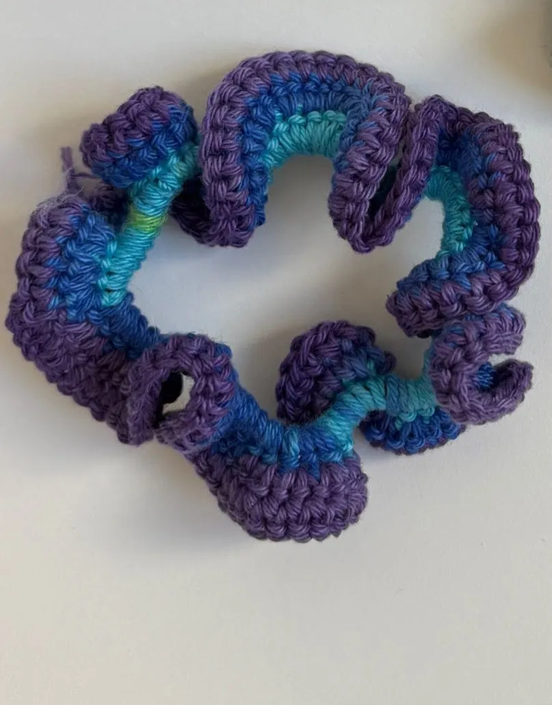 Coletero tonos azules