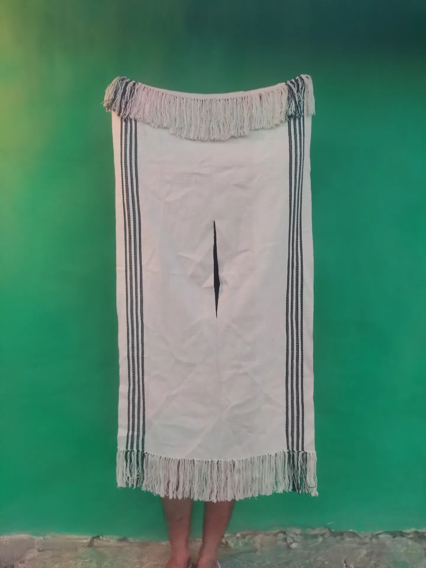 Poncho artesanal