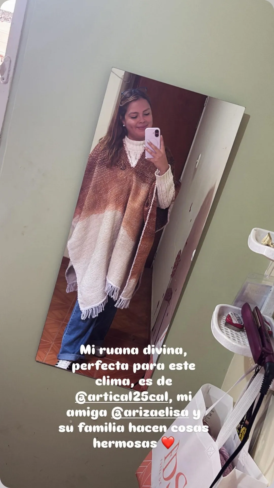 Ruanas artesanales - Imagen 2