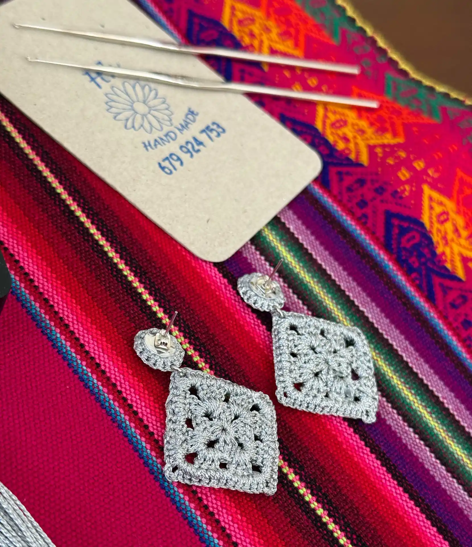 Pendientes Granny Plata - Imagen 2