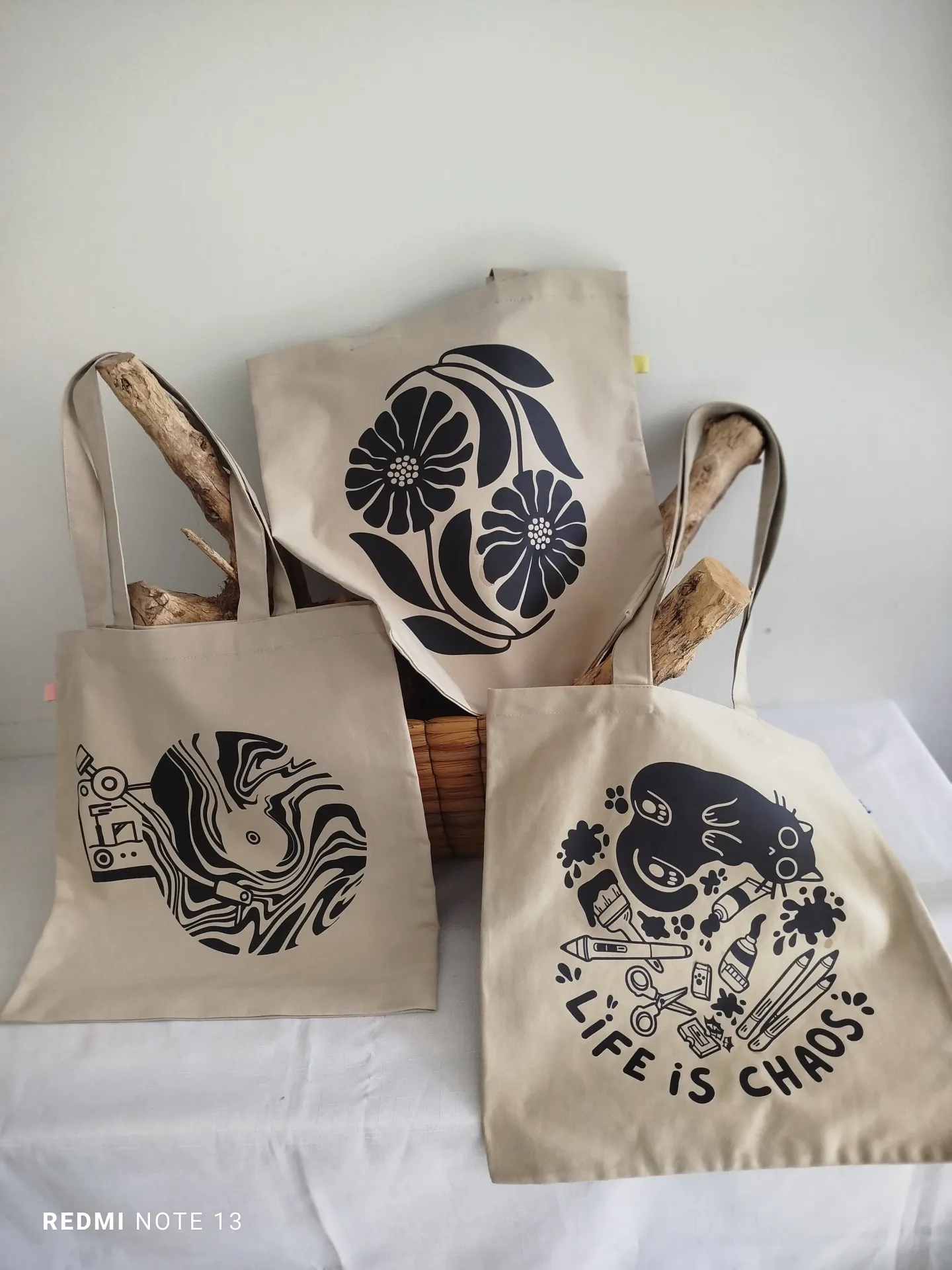 Bolsos en drill