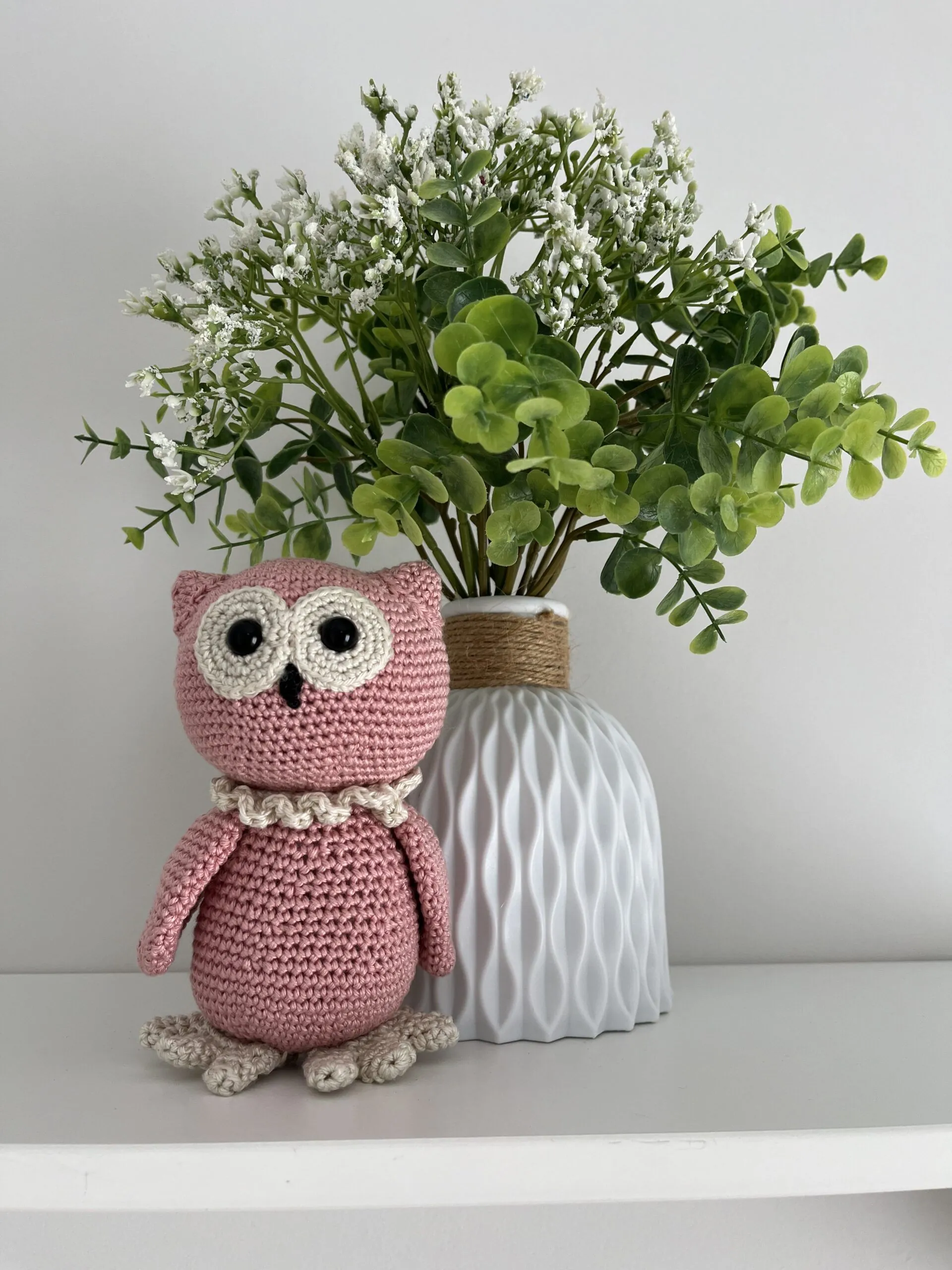 Búho amigurumi