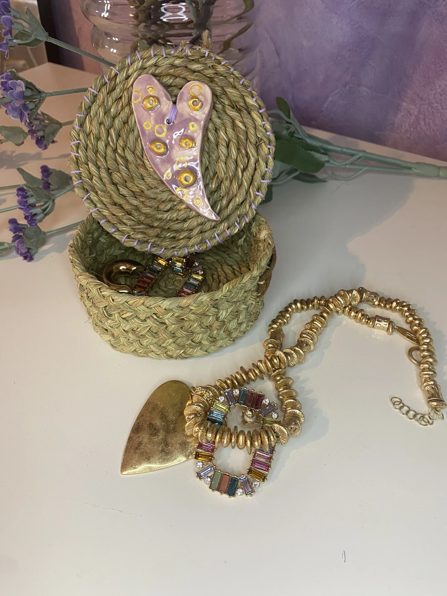 Joyero “Corazón Lavanda”