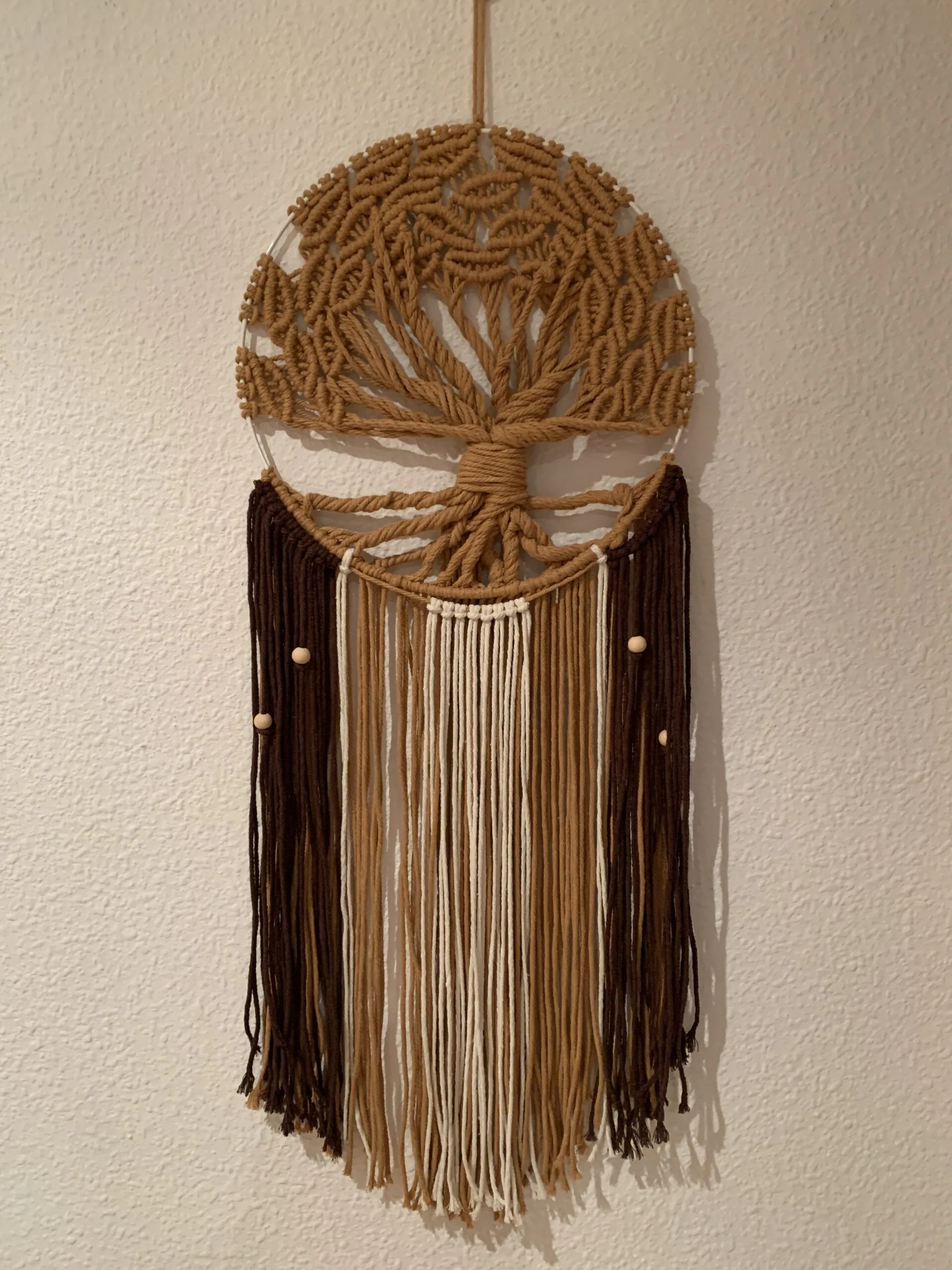 Árbol de la vida en macramé