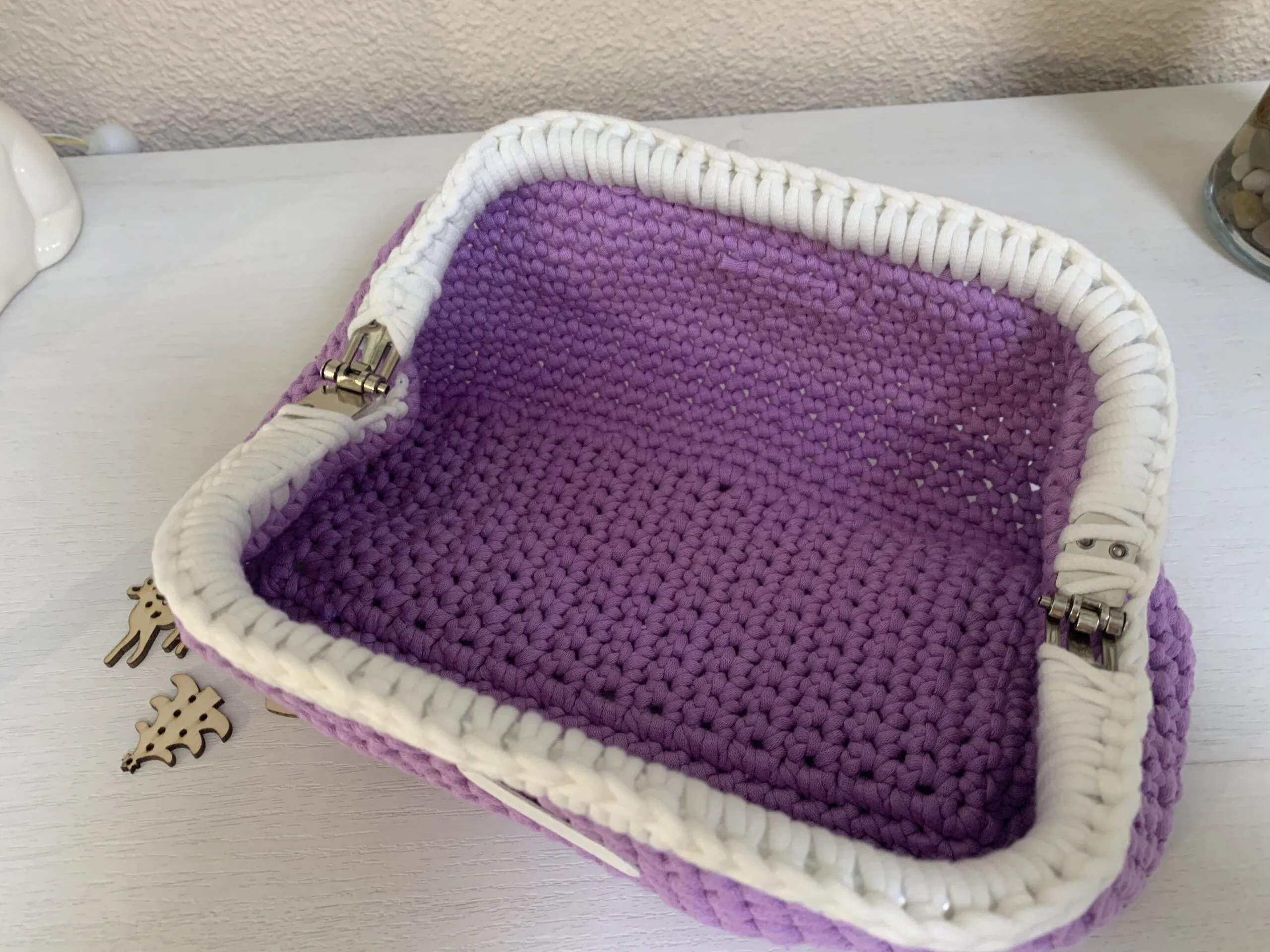 Neceser / cosmetiquera a crochet - Imagen 4