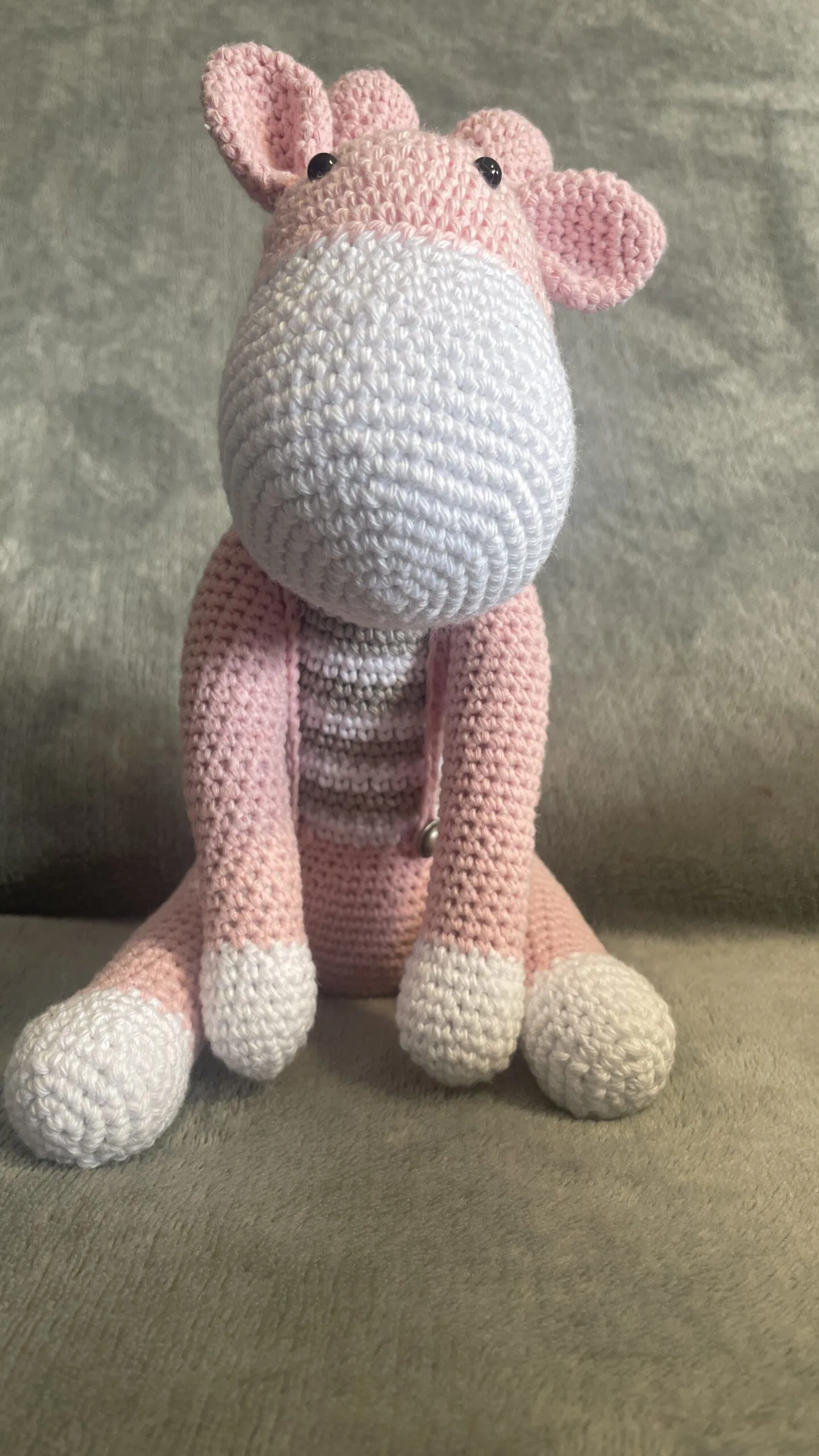 Jirafa a crochet hecha a mano - Imagen 4