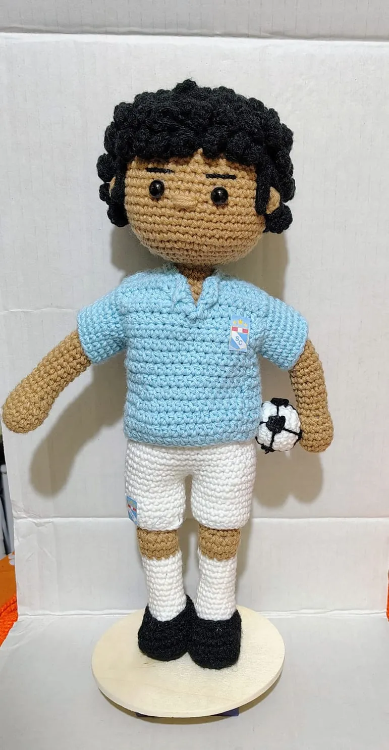 Amigurumis jugadores de equipos peruanos de fútbol