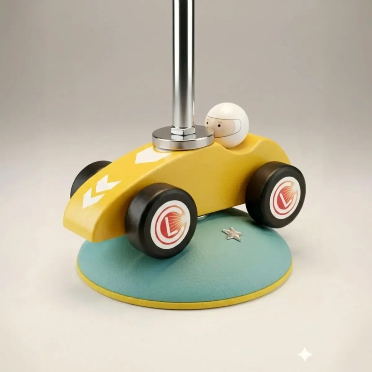 Lámpara coche de carreras amarillo - Imagen 2