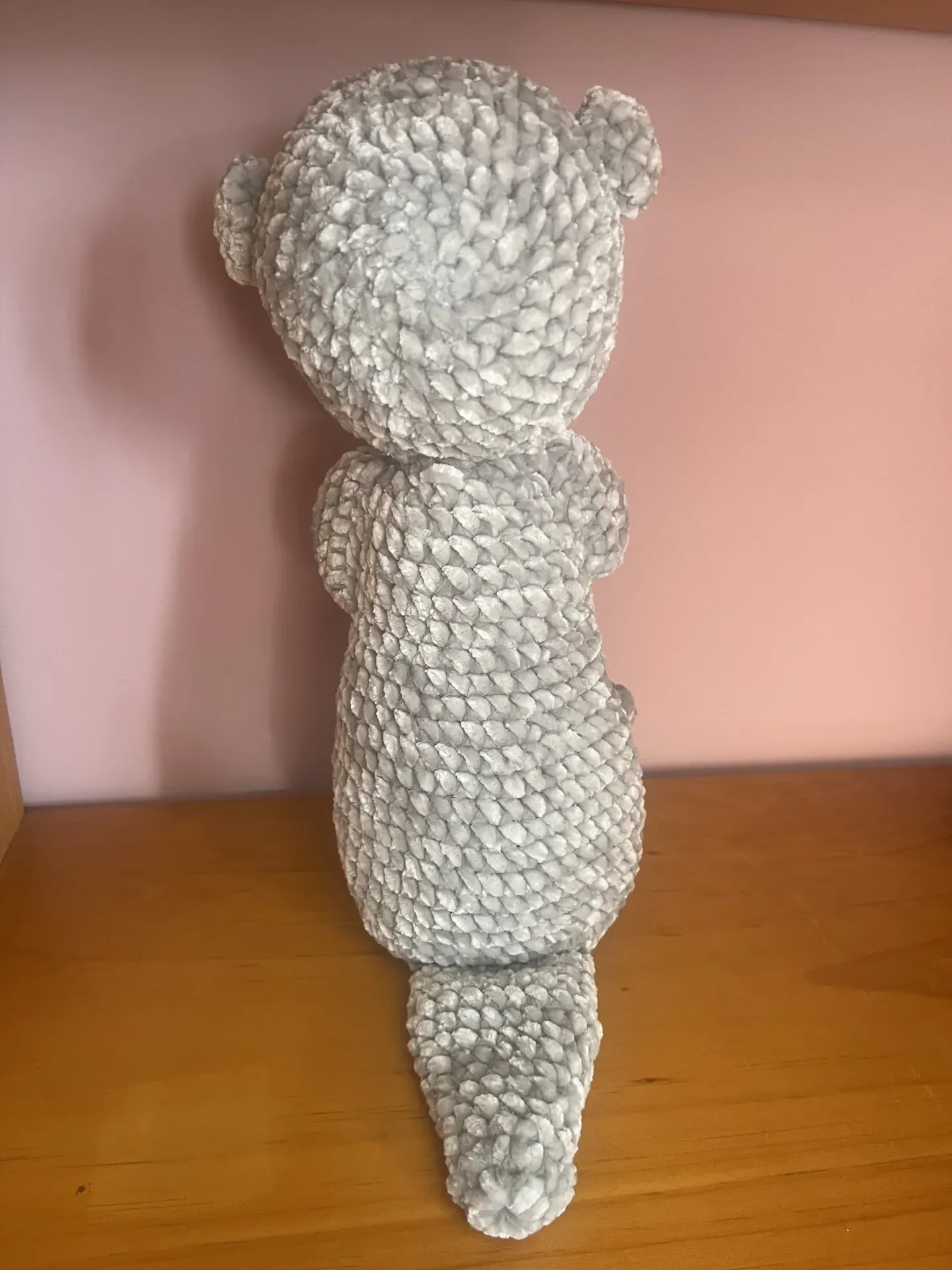 Nutria gris, amigurumi, ganchillo  - Imagen 4