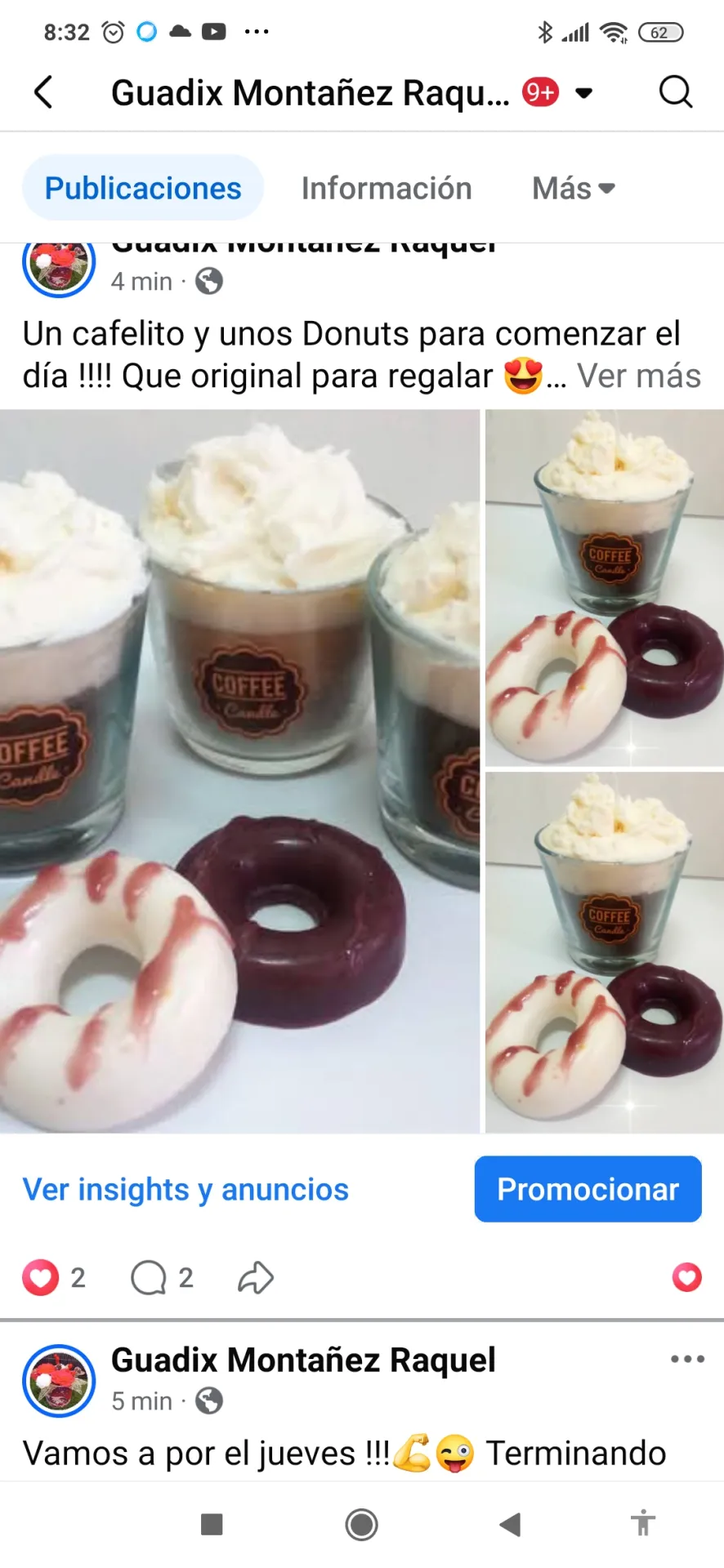 Velas café
