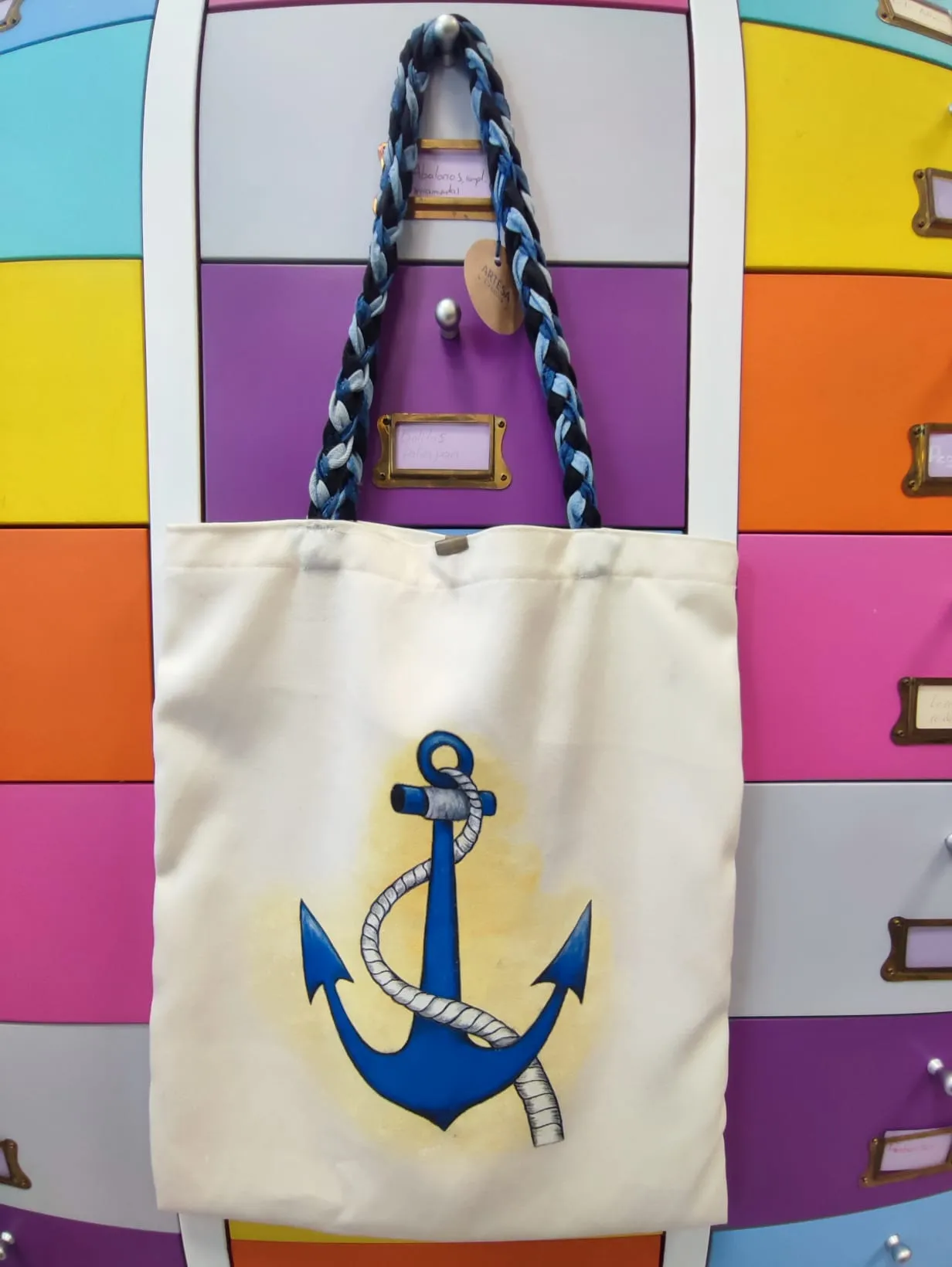Totebag pintado a mano (Personalizable)