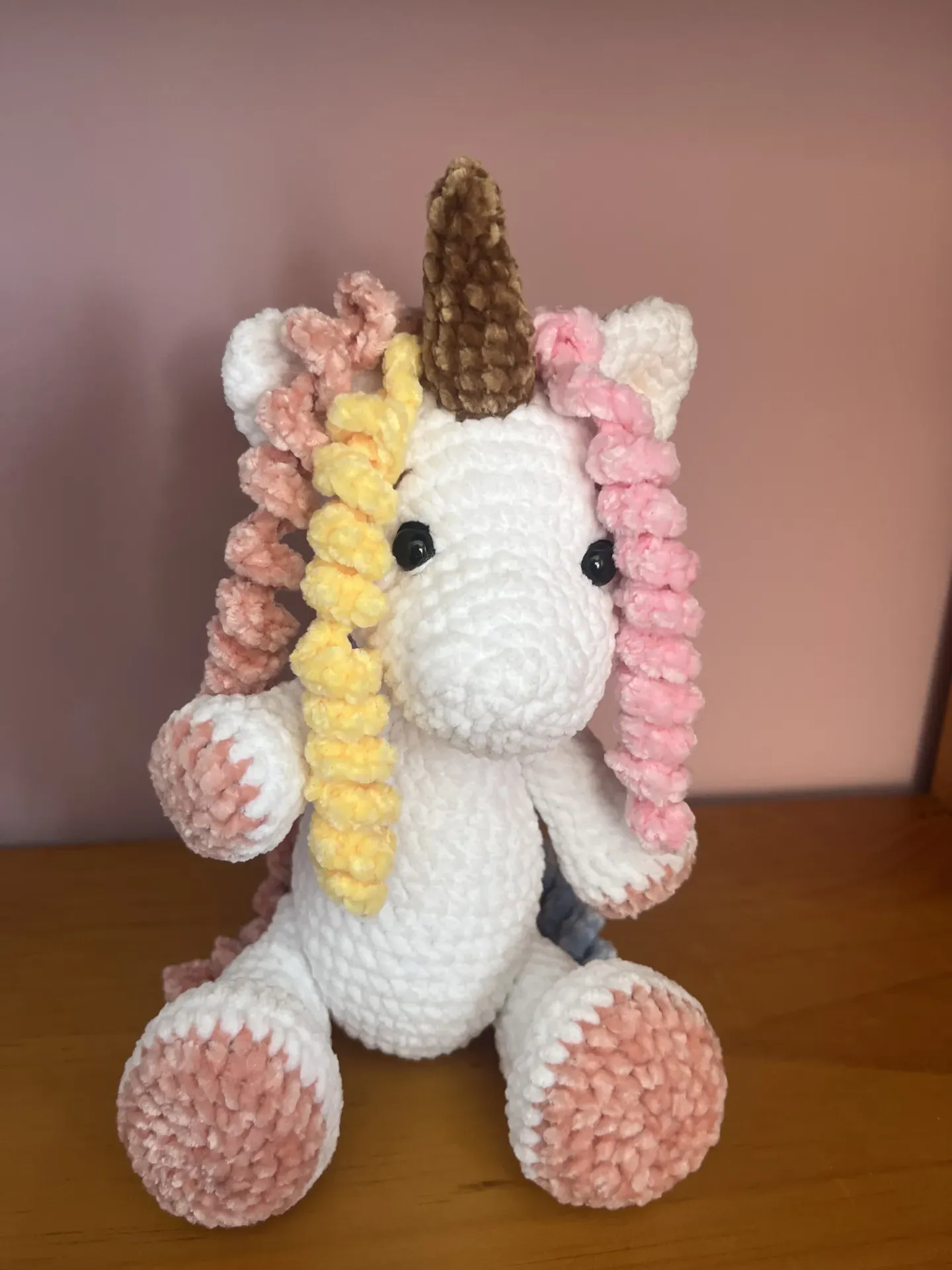 Unicornio, ganchillo, amigurumi 