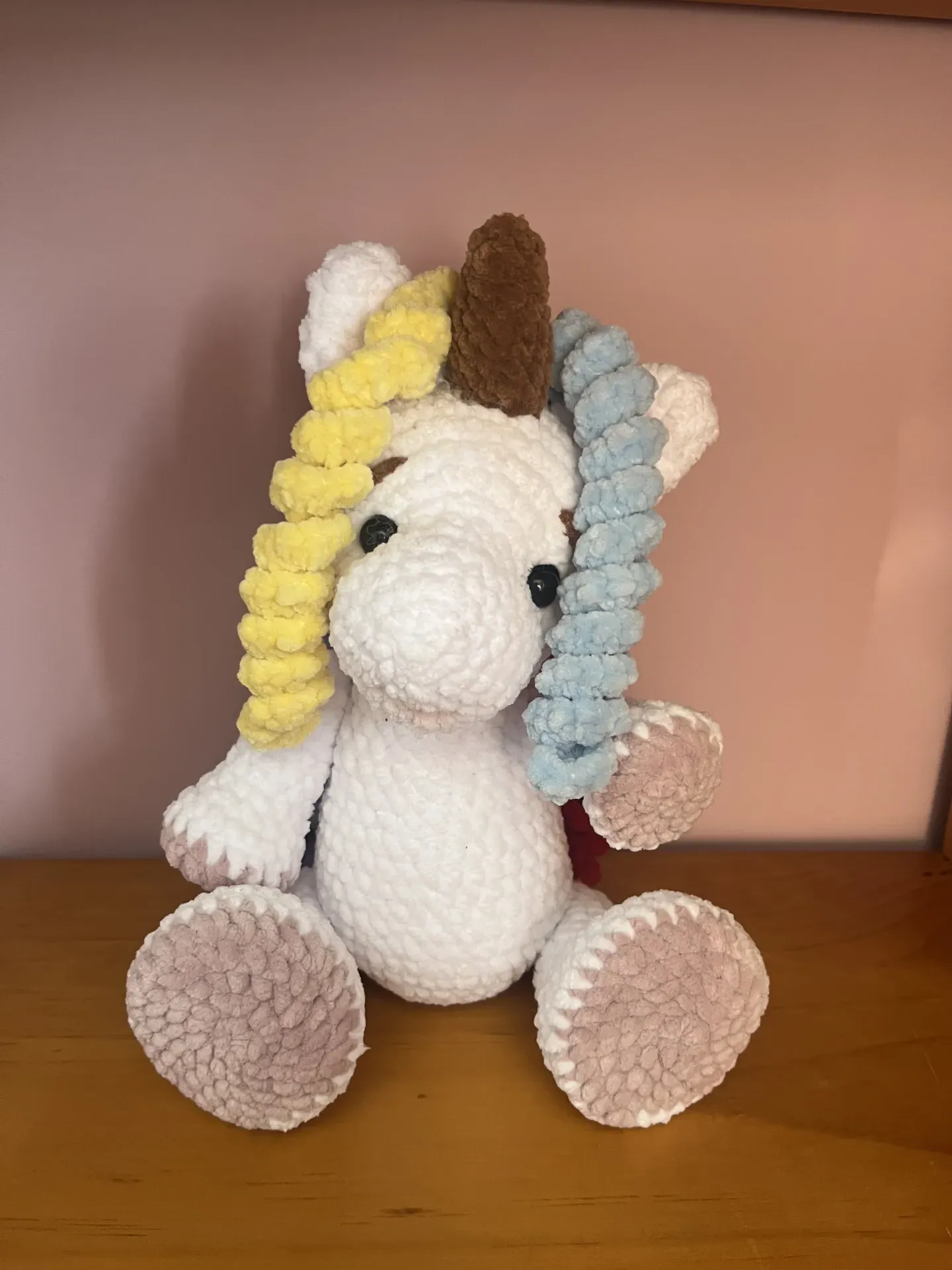 Unicornio ganchillo, amigurumi 