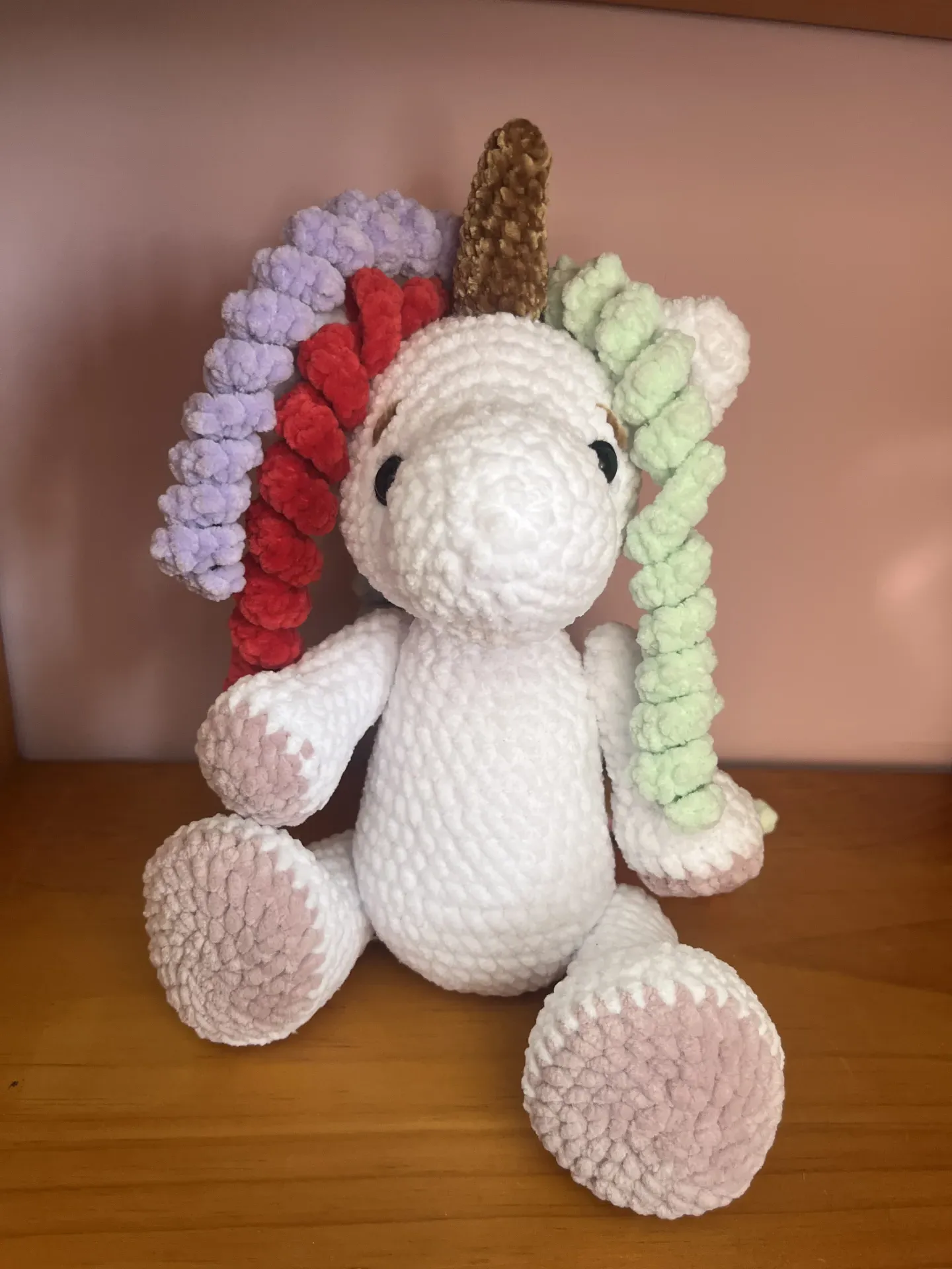 Unicornio ganchillo, amigurumi