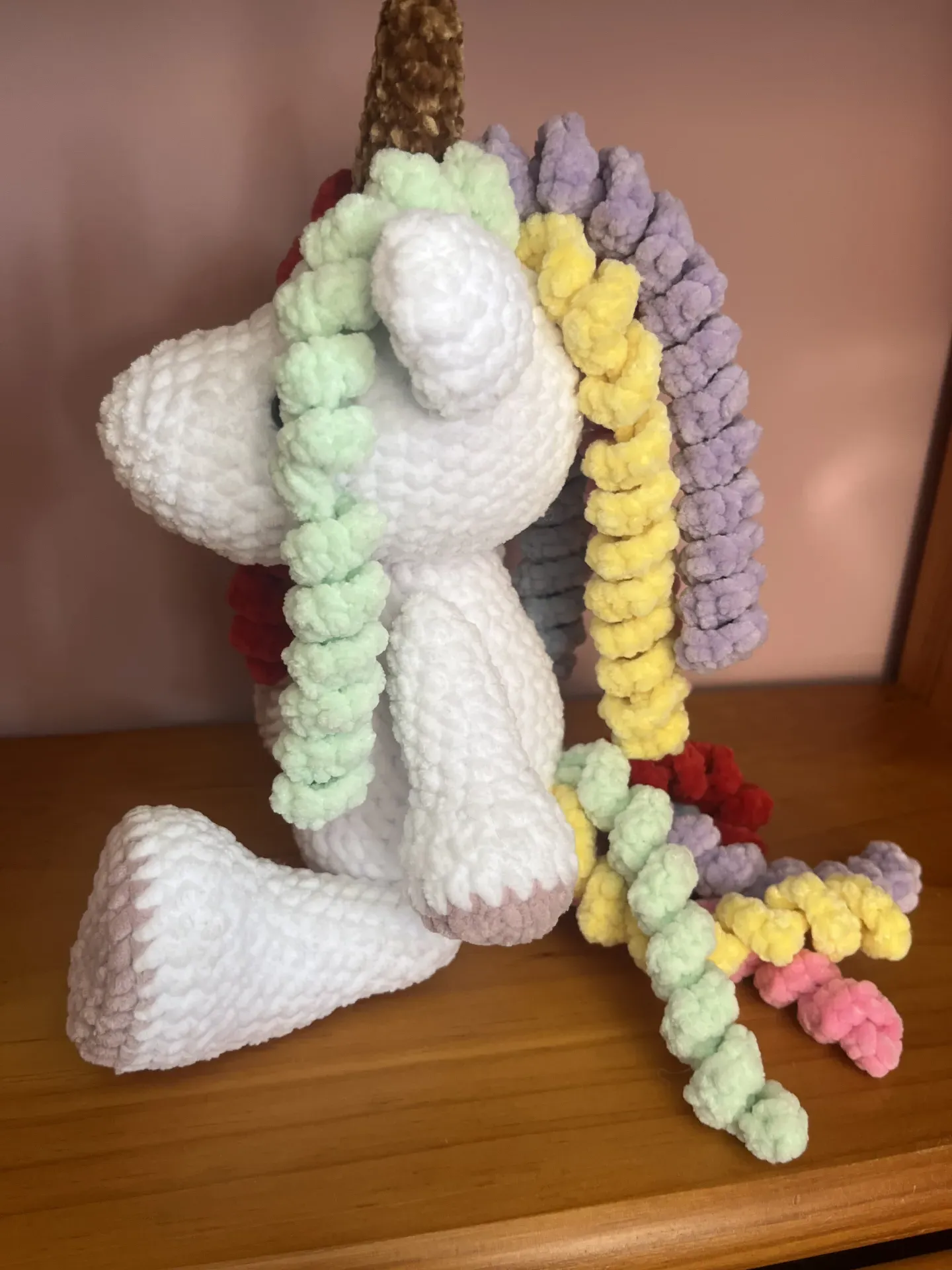 Unicornio ganchillo, amigurumi - Imagen 2